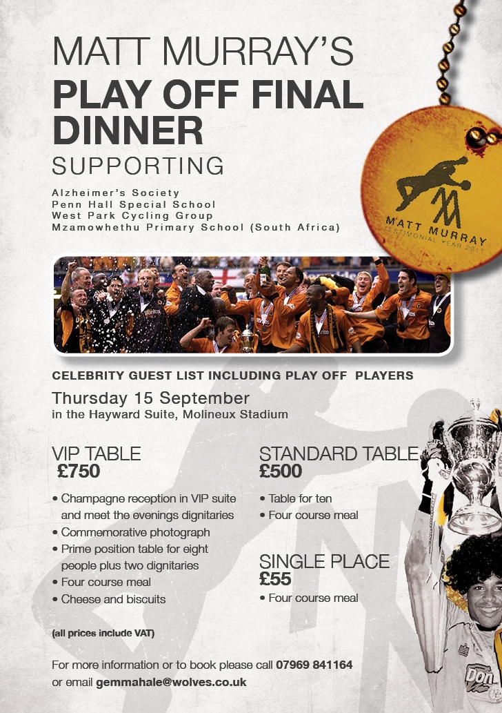 Matt Murray Play Off Dinner PDF